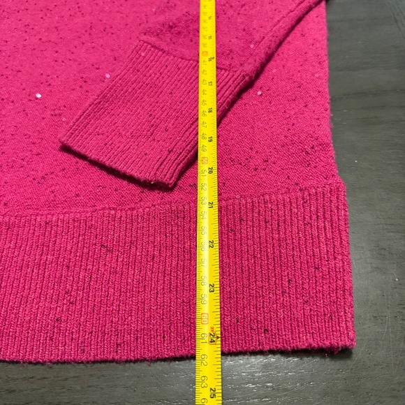 I.N.C. International Concepts Women's Sequin-Shine V-Neck Sweater Size L - Picture 6 of 8